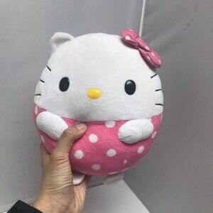 2013 Ty Sanrio Round Ball Hello Kitty Plush Stuffed Animal 8"
